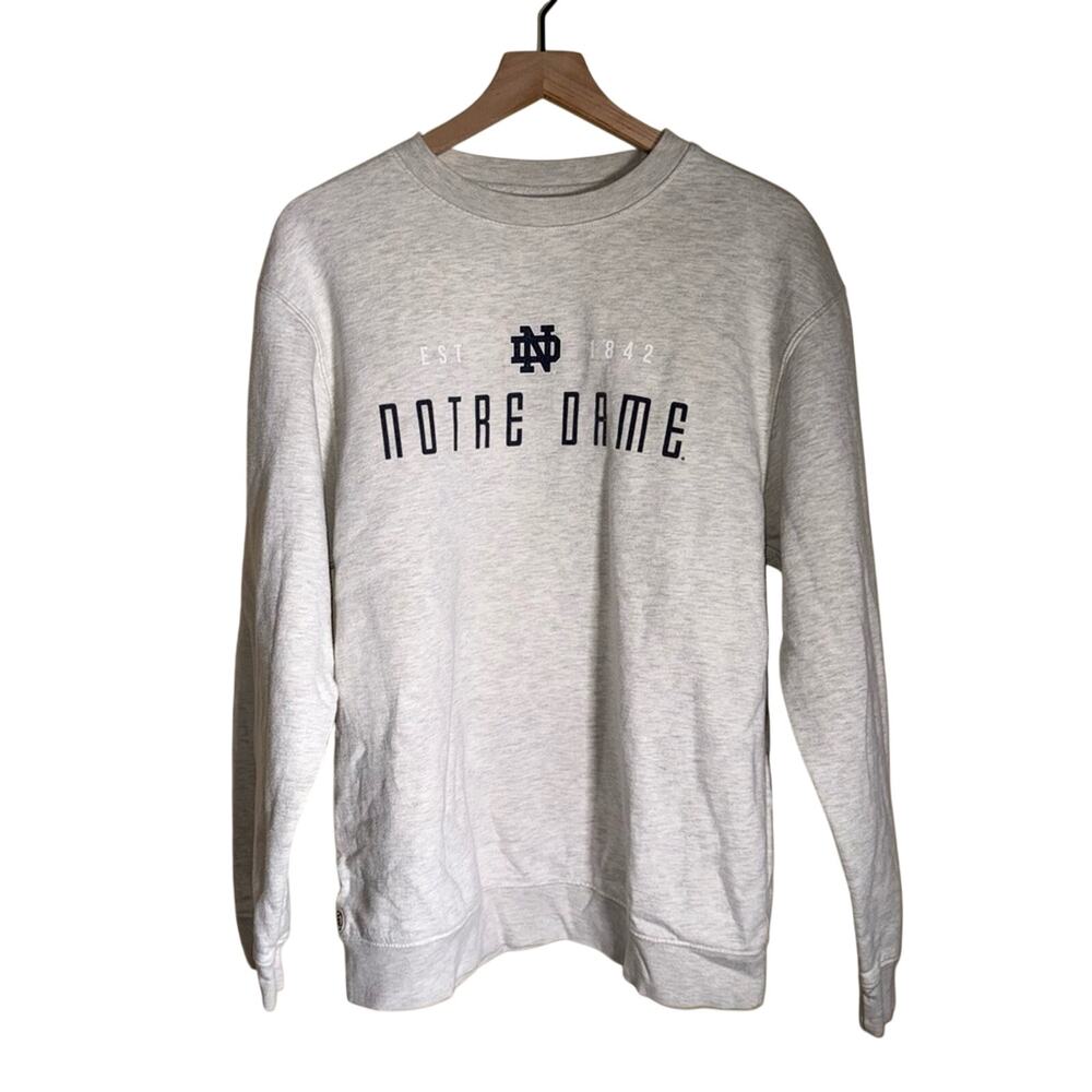 NOTRE DAME Fall Rush Collegiate oversized comfy crewneck sweatshirt M